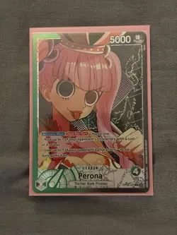 One Piece Perona OP06-021 Alt Art Leader Wings of the Capital – Near Mint - Image 1