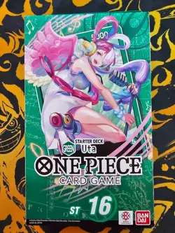 One Piece - Card Game - Starter Deck 16: GREEN Uta (ST-16) Sealed New - Image 1