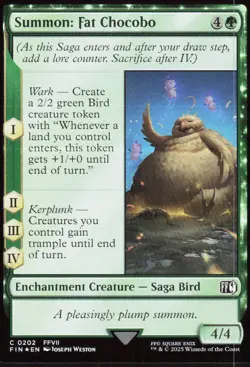 Summon: Fat Chocobo [FIN - 202]ENMagicFINAL FANTASY - Image 1