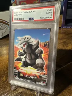 2005 Pokemon JPN Advanced Generation Zukan #309 Aggron PSA 9 - Image 2