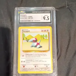 Wizards of the Coast CGC 9.5 Porygon 39/102 Base Set 1999 EN - Image 1