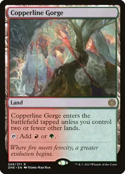 Copperline Gorge Regular - Phyrexia: All Will Be One MTG-NM - Image 1