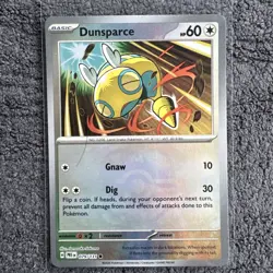 Pokemon TCG Dunsparce MASTERBALL SV: Prismatic Evolutions 079/131 NM MINT + - Image 1