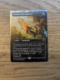 Sword of Fire and Ice 0062 Borderless Special Guests SPG MTG Magic - Image 1