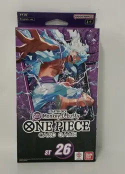Bandai One Piece TCG St 26 Starter Deck Monkey D Luffy Factory Sealed Brand New - Image 1
