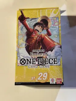 One Piece Tcg Egghead Starter Deck [ST29] English Version Brand New And Sealed! - Image 1