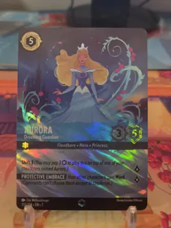 Disney Lorcana Aurora Dreaming Guardian Foil Enchanted 213/204 EN First Chapter - Image 1