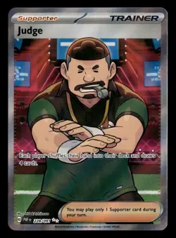 Judge 228/091 Ultra Rare Paldean Fates Pokemon Card - Image 2