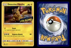 Detective Pikachu SM170 Holo (Stamped) Sun & Moon Promo Pokemon Card - Image 1