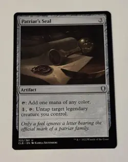MTG Patriar's Seal - Commander Legends Battle for Baldur's Gate NM - Image 1