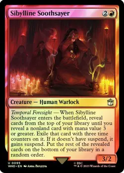 Sibylline Soothsayer Foil Doctor Who Commander NM MTG - Image 1