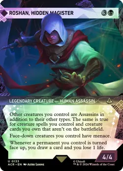 Roshan, Hidden Magister Foil Showcase Assassin's Creed NM MTG - Image 1