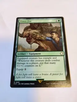 MTG - Power Fist - Universes Beyond: Fallout NM FREE SHIPPING - Image 1