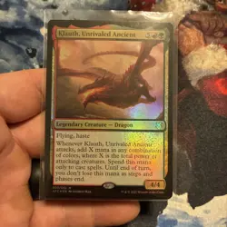 Klauth, Unrivaled Ancient Commander: Adventures in the Forgotten Realms Foil - Image 1