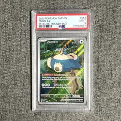 Pokemon 151 Snorlax #051 Promo PSA 9 Scarlet & Violet - Image 1