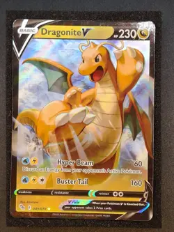 Dragonite V, 49/78, Pokemon Go, Holo Rare, NM - Image 1