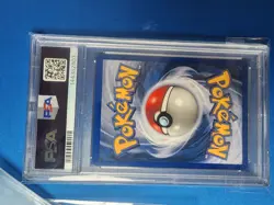 1999 Pokemon TCG Blastoise Holo Rare Card Base Set 2/102 PSA 8 - Image 2