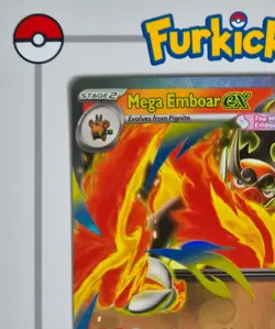 Mega Emboar ex MEP 035 | Black Star Promo | Standard | Pokemon Card | NM - Image 3