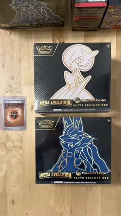 2 x Pokemon TCG: Mega Evolutions Pokemon Center ETB Lucario + Gardevoir - Image 1
