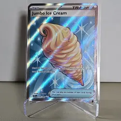 Pokemon TCG Jumbo Ice Cream 109/086 Secret Rare Holo Eng Chilling Reign - Image 1