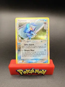 Vaporeon Reverse Holo – EX Delta Species 18/113 – NM – Pokemon 2006-w - Image 1