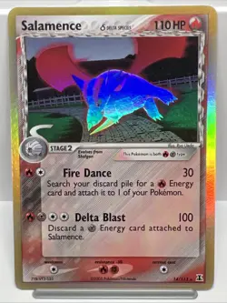 Salamence 14/113 EX Delta Species Holo Rare Pokemon Card 2005. NM - Image 1