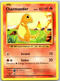 Charmander 9/108 Common Evolutions Pokemon - Image 1