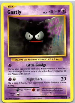 Gastly 47/108 Common Evolutions Pokemon - Image 1