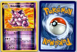Nidoking 45/108 Holo Rare Evolutions Pokemon Reverse Holo - Image 3