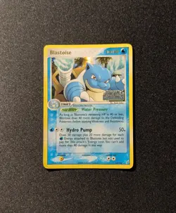 Pokemon EX CRYSTAL GUARDIANS - #14/100 Blastoise - Reverse Holo - ENG - MP/LP - Image 3