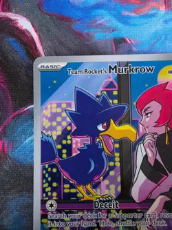 Pokemon Team Rocket's Murkrow Destined Rivals 200/182 (NM/M) - Image 2