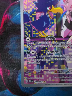 Pokemon Team Rocket's Murkrow Destined Rivals 200/182 (NM/M) - Image 5