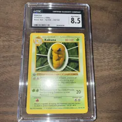 Pokemon TCG 1999 Kakuna 033/102 Base Set Shadowless Regular 1st Edition CGC 8.5 - Image 4