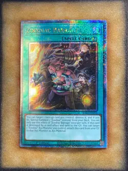Yugioh Zoodiac Barrage RA04-EN091 Quarter Century Rare 1st Ed NM - Image 1