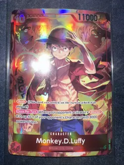 Sealed Monkey.D.Luffy ST10-006 SR Treasure Booster Set Promo One Piece Card Game - Image 1