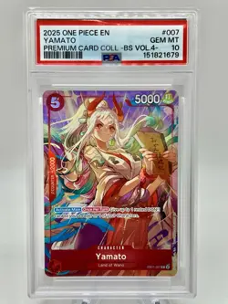 Yamato PSA 10 One Piece Premium Card Collection Volume 4 #EB01-007 ENGLISH - Image 1