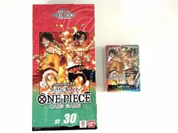 ONE PIECE TCG: (ST-30) Starter Deck EX: Luffy & Ace BRICK ONLY SEALED! - Image 1