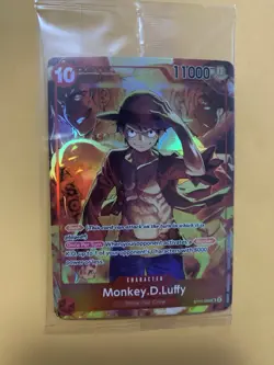 Monkey D. Luffy SR ST10-006 - Treasure Booster Promo Card - One Piece TCG Sealed - Image 3