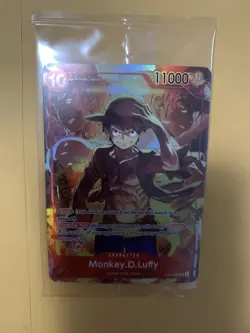 Monkey D. Luffy SR ST10-006 - Treasure Booster Promo Card - One Piece TCG Sealed - Image 4