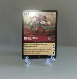 Disney Lorcana Mickey Mouse Brave Little Tailor 115/204 First Chapter Cold Foil - Image 2