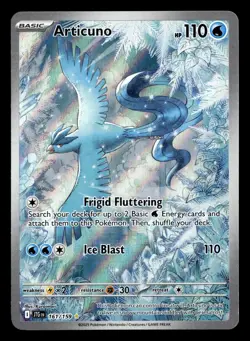 Articuno 161/159 Illustration Rare Journey Together Pokemon Card - Image 2