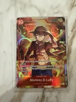 Monkey D. Luffy ST10-006 Alt Art SR Promo Sealed Pack Fresh One Piece Card - Image 1