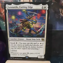 MTG Leonardo, Cutting Edge 0015 Teenage Mutant Ninja Turtles M/NM - Image 1
