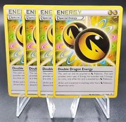 4x Double Dragon Energy 97/108 x4 - XY Roaring Skies - Pokemon Playset - NM - Image 1