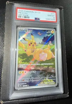 PSA 10 Pikachu # 151C 171 Collect 151 Chinese 2025 Pokemon Card - Image 1