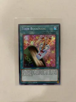 Yugioh Toon Bookmark BLCR-EN067-Secret Rare-1st Ed NM - Image 1