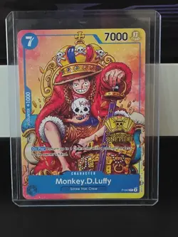 Monkey.D.Luffy (2nd Anniversary Stamped) P-043 One Piece Promotion Cards Regular - Image 1