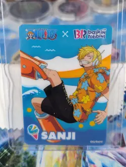 Sanji Baskin Robbins One Piece Japan Promo Card Pack Fresh - Image 1