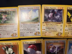 Lt. Surge's Pokemon Card Lot Holo Magneton, Electabuzz Nm/lp read Description! - Image 4