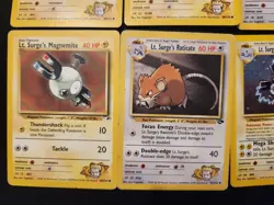 Lt. Surge's Pokemon Card Lot Holo Magneton, Electabuzz Nm/lp read Description! - Image 5